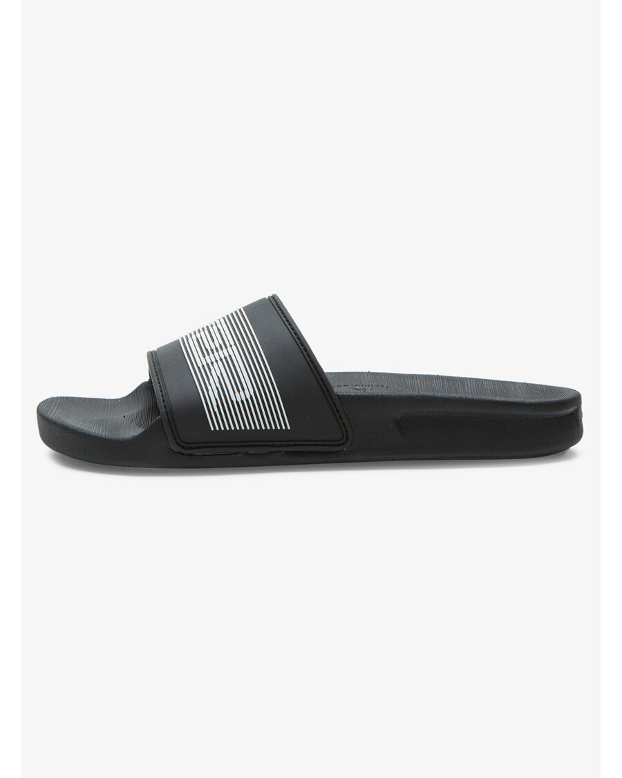 Quik Silver Boys 8-16 Rivi Wordmark Slide Sandals - Black 2