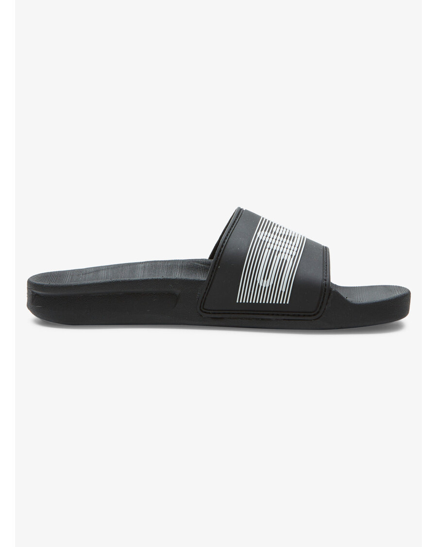 Quik Silver Boys 8-16 Rivi Wordmark Slide Sandals - Black 2