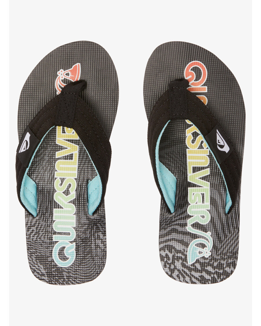 Quiksilver Gutter 8-16 Molokai Layback Sandaler - Svart 1