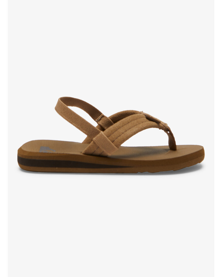 Quik Silver Toddlers Carver Suede Core Sandals - Tan 1