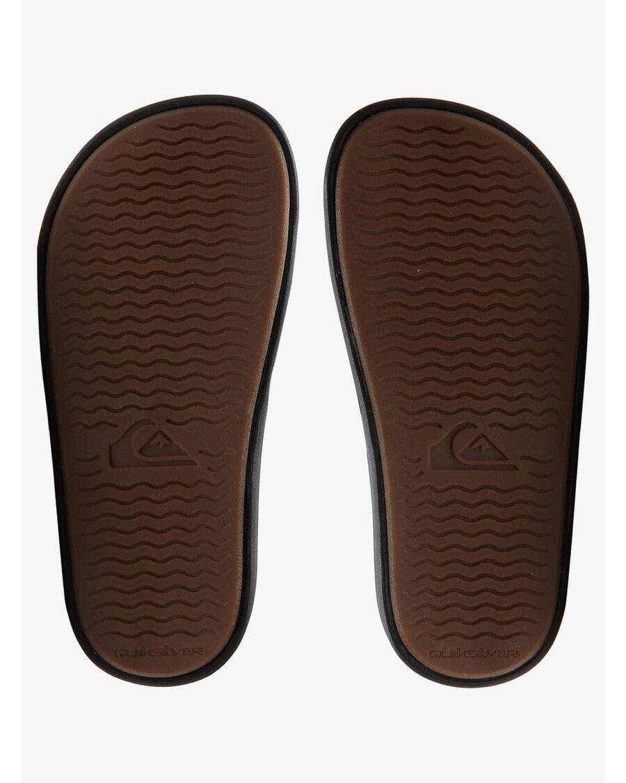 Quik Srebrni Sandali Za Dečke 8-16 Rivi Wordmark Slide Ii - črni 2