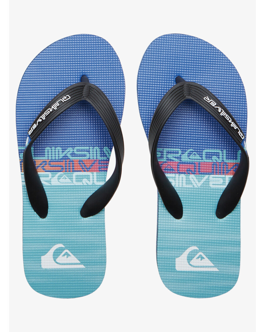 Quiksilver Pojkar 8-16 Molokai Art Ii Sandaler - Svart/blå/blå