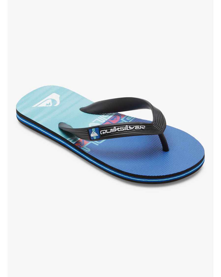 Quiksilver Fiú 8-16 Molokai Art Ii Szandál - Fekete/kék/kék