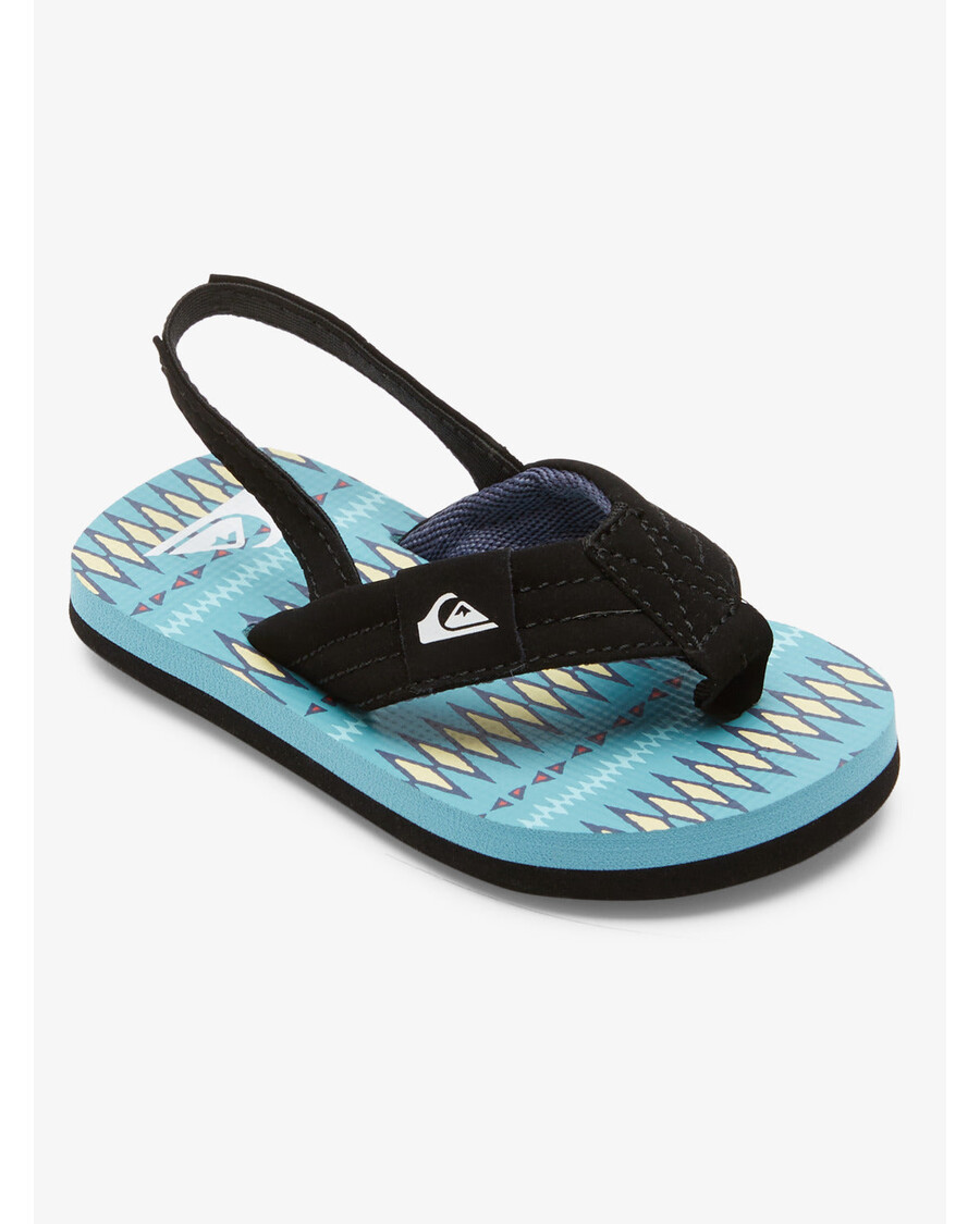 Quiksilver Molokai Layback Sandale Za Malu Djecu - Crno/plavo/plavo
