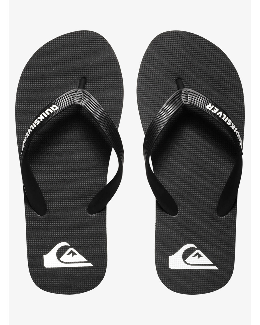 Quiksilver Pojat 8-16 Molokai Varvastossut - Musta/musta/valkoinen