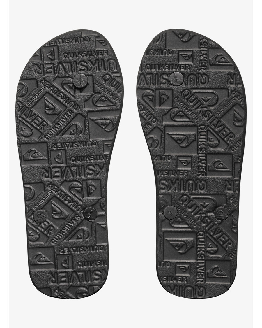 Quiksilver Pojat 8-16 Molokai Varvastossut - Musta/musta/valkoinen