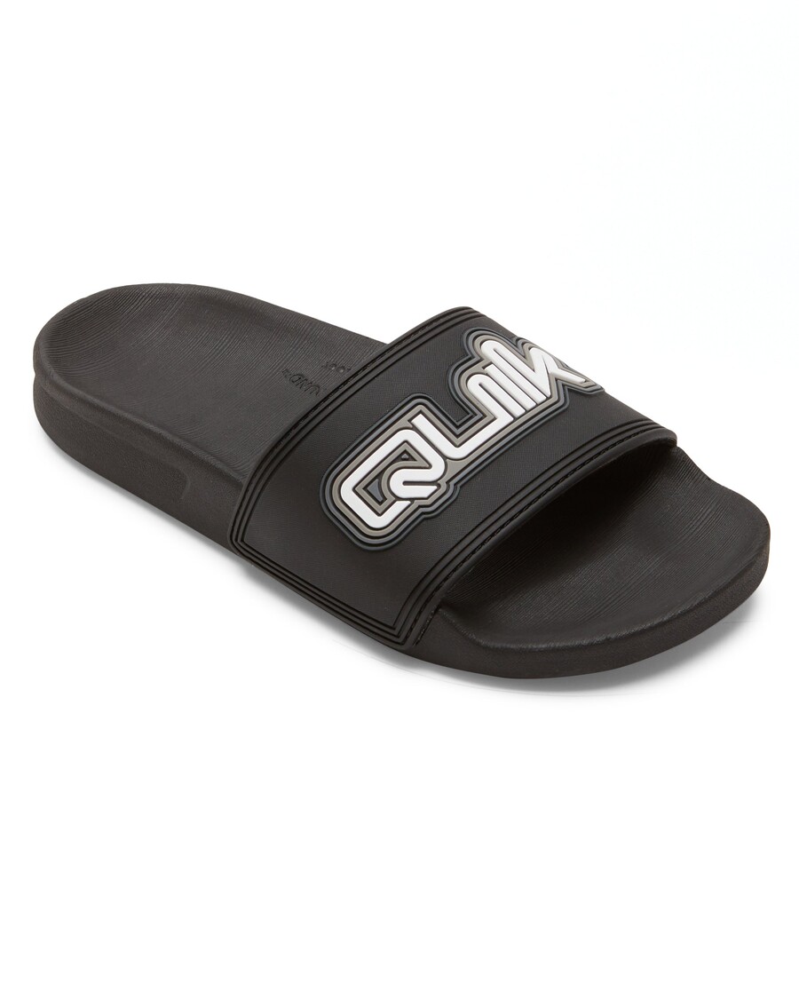 Quik Silver Boys 8-16 Rivi Wordmark Slide Ii πέδιλα - μαύρο 1