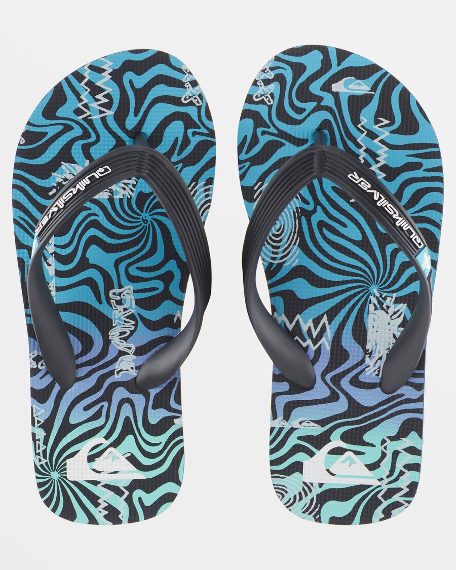 Quiksilver Pojkar 8-16 Molokai Art Ii Sandaler - Blå 4