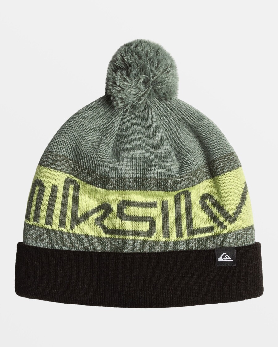 Quiksilver Boys 8-16 Summit Cuff Beanie - Sea Spray