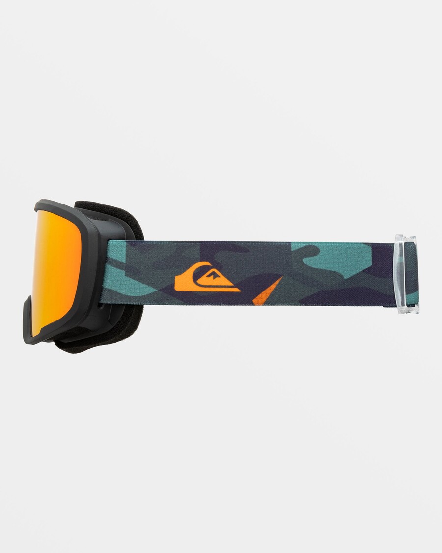 Quik Silver Boys 8-16 Shredder Snow Goggles - Puzzle Camo/Red Ml S3