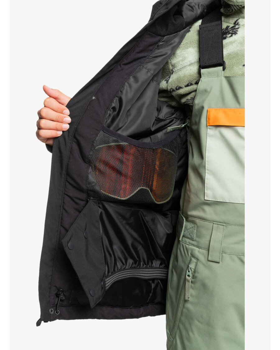 Quik Silver Boys 8-16 Mission Solid Insulated Snow Jacket - True Black