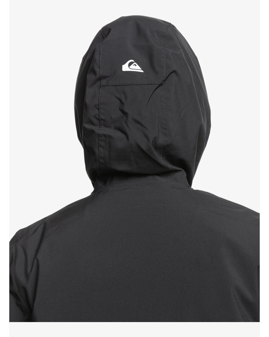 Quik Silver Boys 8-16 Mission Solid Insulated Snow Jacket - True Black