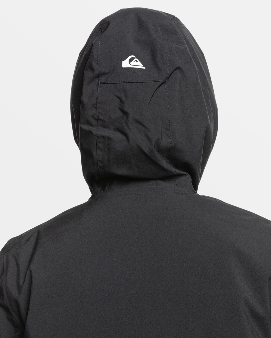 Quik Silver Boys 8-16 Mission Solid Insulated Snow Jacket - True Black