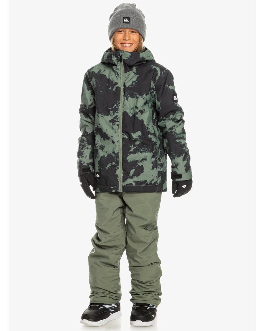 Quiksilver - Veste De Neige Technique Imprimée Mission Pour Garçons 8-16 Ans - Couronne De Laurier Tye Dye