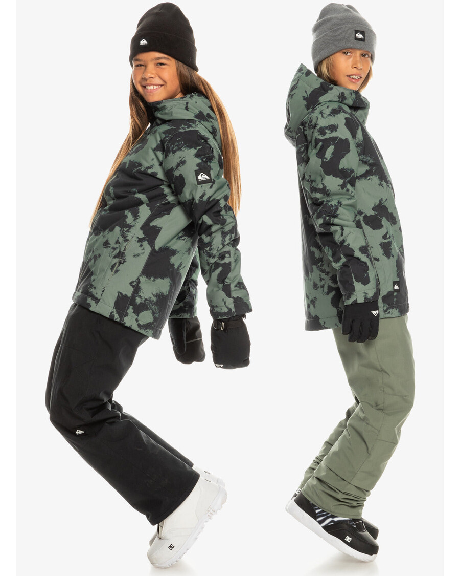 Quiksilver - Veste De Neige Technique Imprimée Mission Pour Garçons 8-16 Ans - Couronne De Laurier Tye Dye