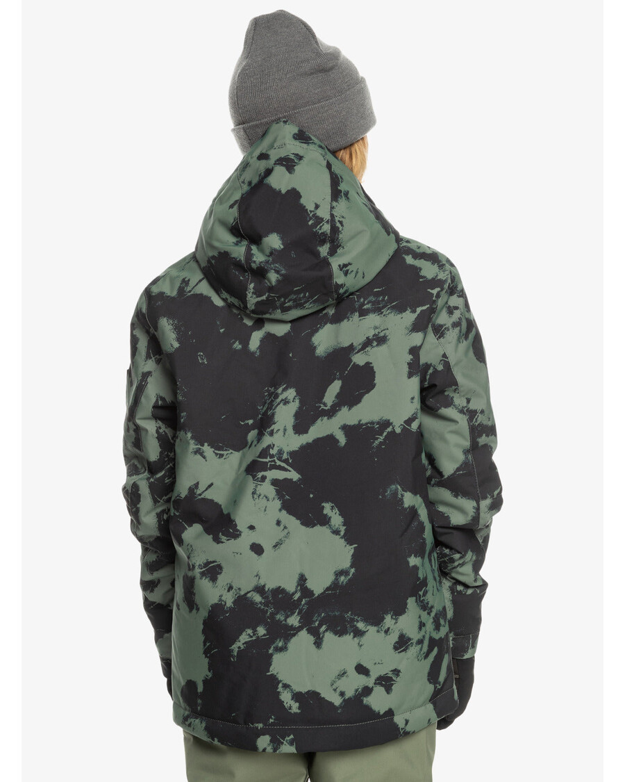 Quiksilver - Veste De Neige Technique Imprimée Mission Pour Garçons 8-16 Ans - Couronne De Laurier Tye Dye