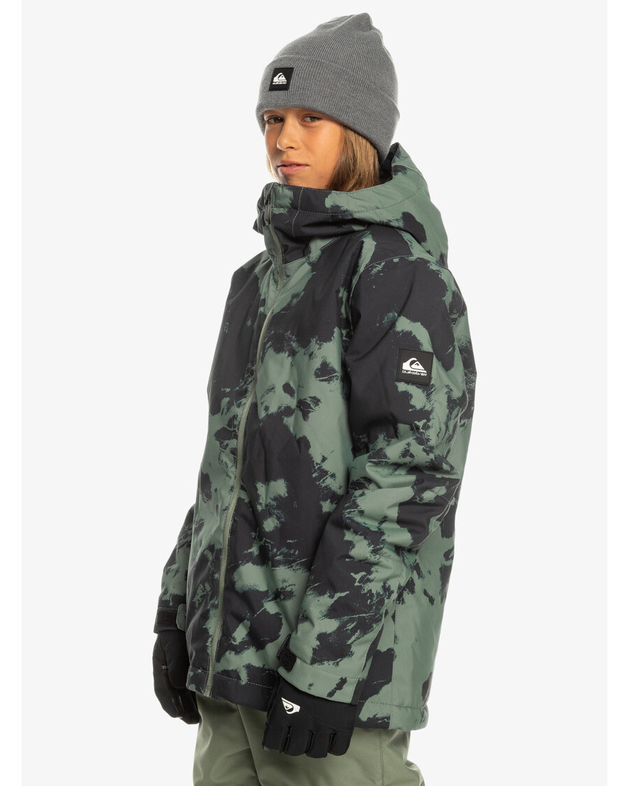 Quiksilver - Veste De Neige Technique Imprimée Mission Pour Garçons 8-16 Ans - Couronne De Laurier Tye Dye