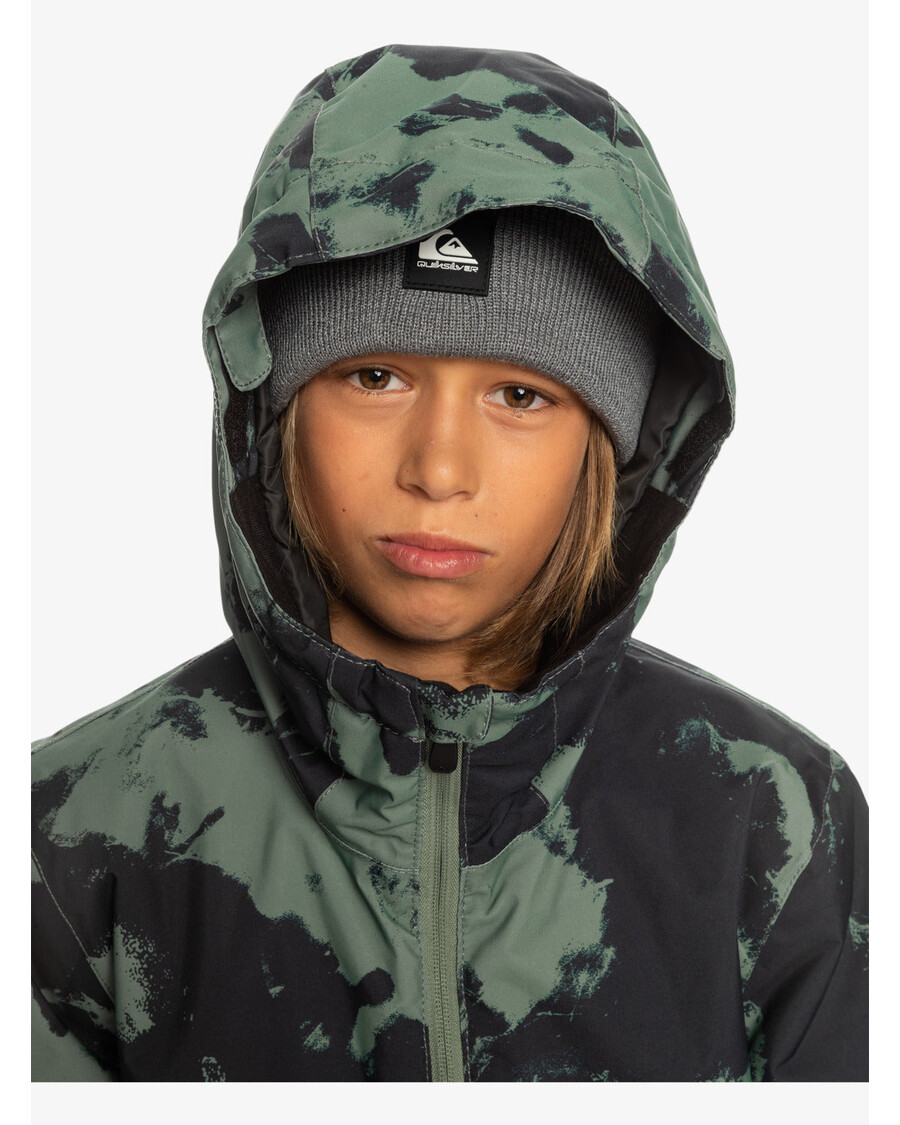 Quiksilver - Veste De Neige Technique Imprimée Mission Pour Garçons 8-16 Ans - Couronne De Laurier Tye Dye