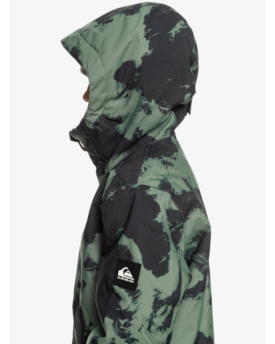 Quiksilver - Veste De Neige Technique Imprimée Mission Pour Garçons 8-16 Ans - Couronne De Laurier Tye Dye