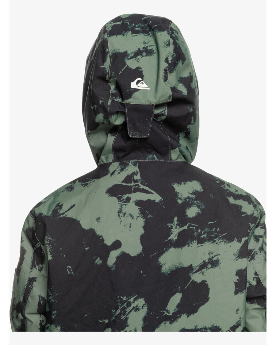 Quiksilver - Veste De Neige Technique Imprimée Mission Pour Garçons 8-16 Ans - Couronne De Laurier Tye Dye