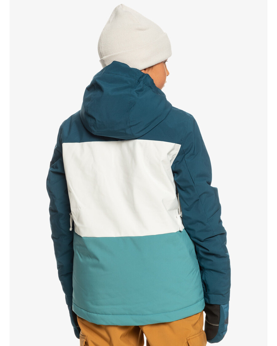 Quiksilver Gutter 8-16 Side Hit Teknisk Snøjakke - Brittany Blue