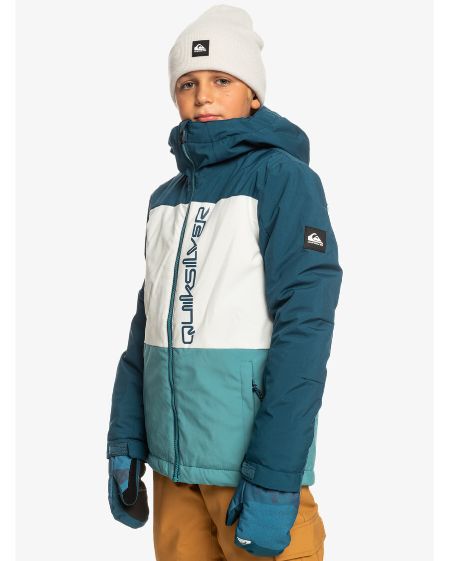 Quiksilver Gutter 8-16 Side Hit Teknisk Snøjakke - Brittany Blue