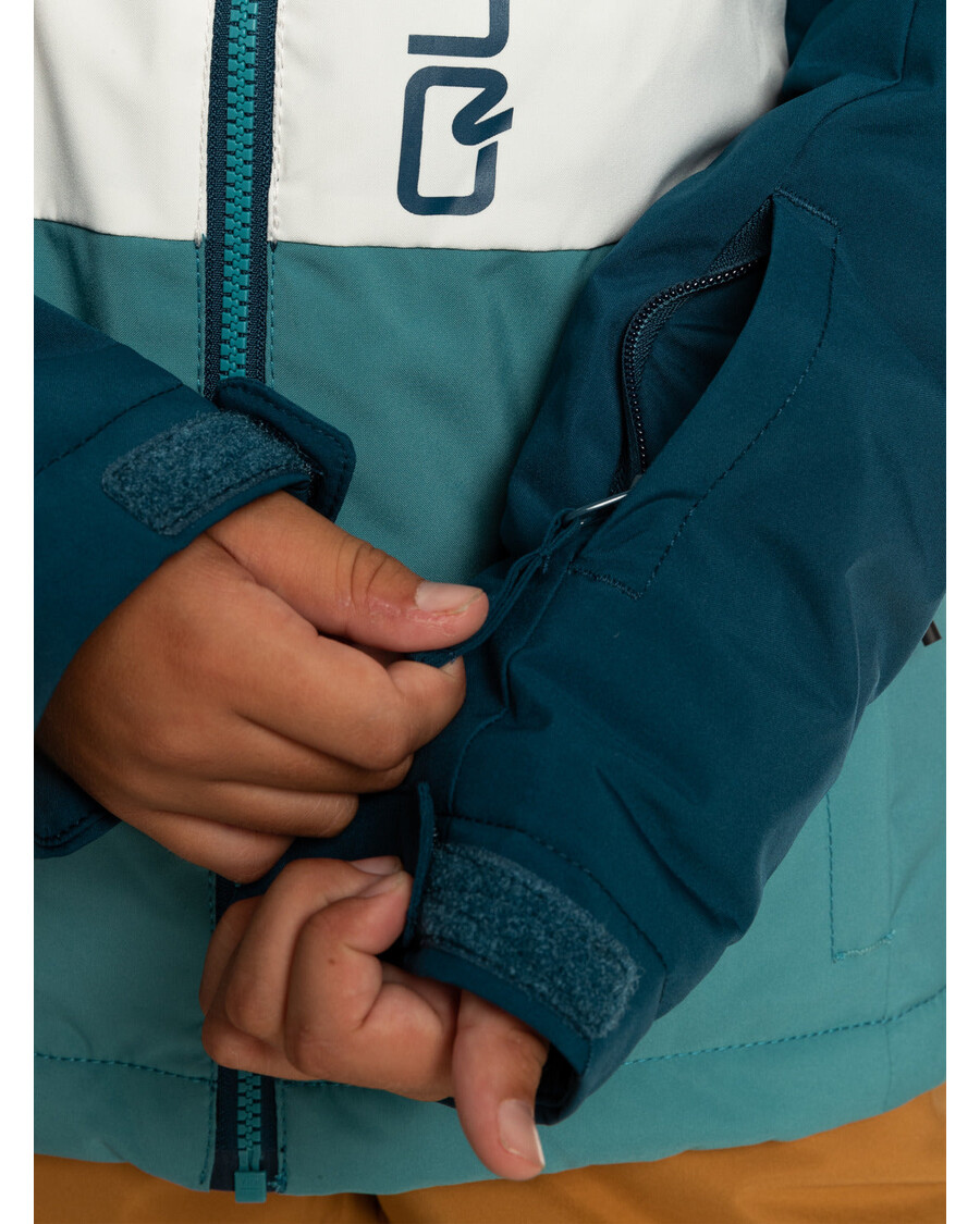 Quiksilver Gutter 8-16 Side Hit Teknisk Snøjakke - Brittany Blue