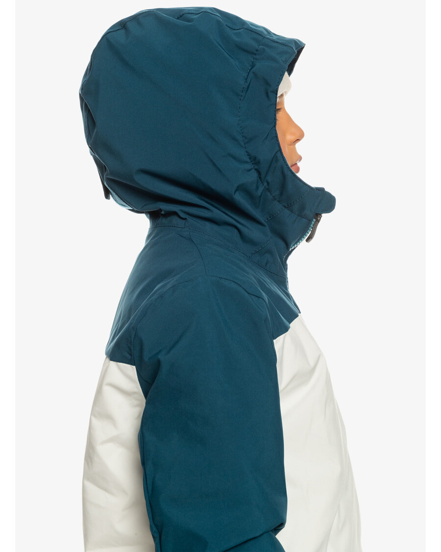 Quiksilver Gutter 8-16 Side Hit Teknisk Snøjakke - Brittany Blue