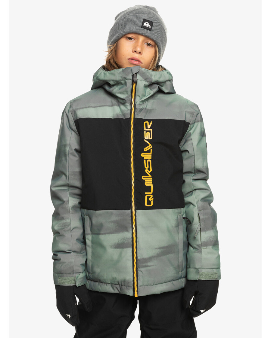 Jachetă De Zăpadă Tehnică Cu Lovituri Laterale Pentru Băieți Quiksilver 8-16 - Rupe Coroana De Laur