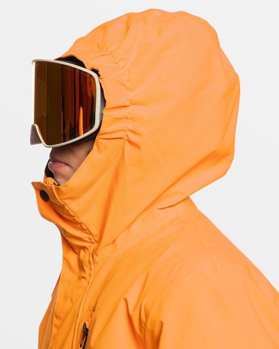 Quiksilver Boys 8-16 Mission Solid Isolert Snøjakke - Oransje Pepper
