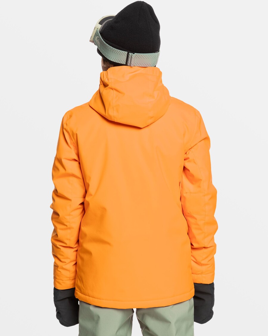 Quiksilver Boys 8-16 Mission Solid Isolert Snøjakke - Oransje Pepper