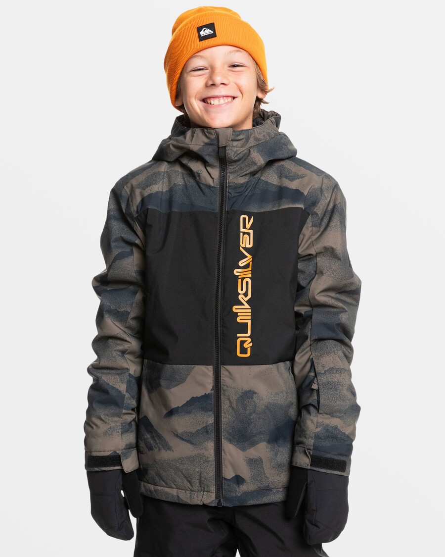 Quiksilver Boys 8-16 Side Hit Snježna Jakna - Kantina S Prskanjem Za Planine