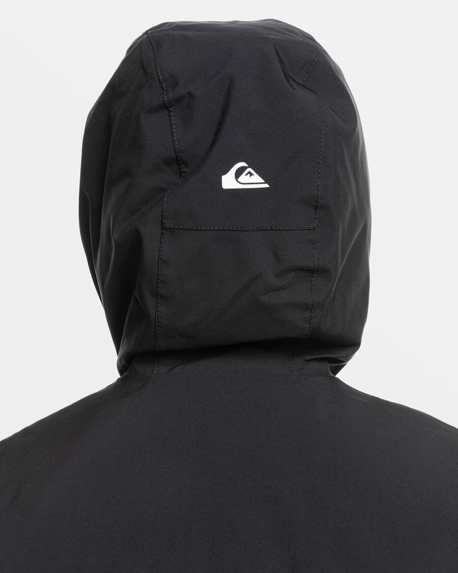 Quik Silver Boys 8-16 Side Hit Snow Jacket - Sea Spray