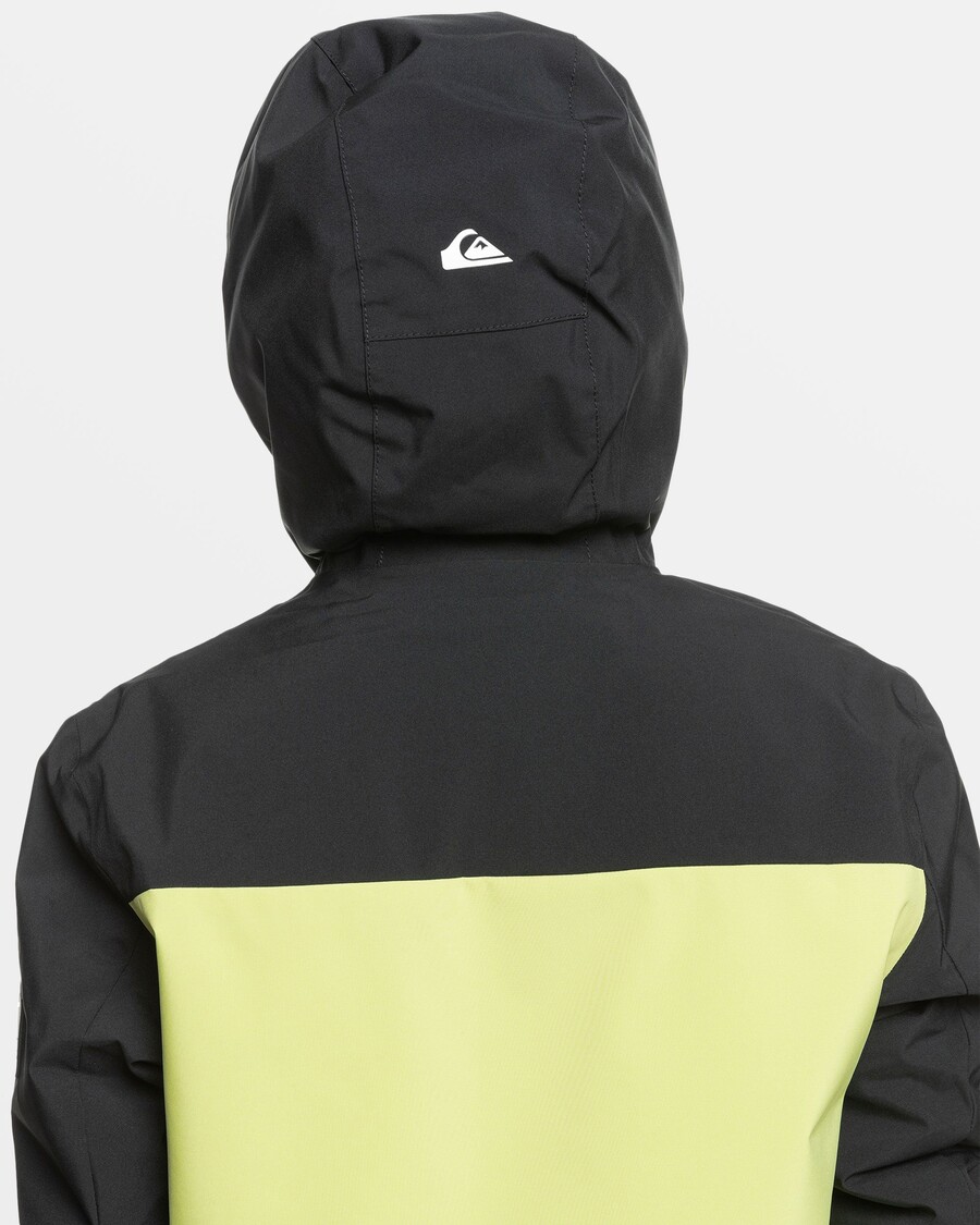 Quiksilver Boys 8-16 Side Hit Snow Jacket - αληθινό μαύρο