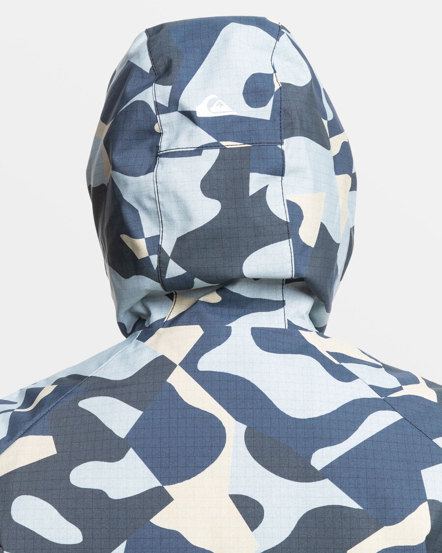 Jachetă De Zăpadă Quiksilver Băieți 8-16 Mission - Puzzle Camo Ice Flow