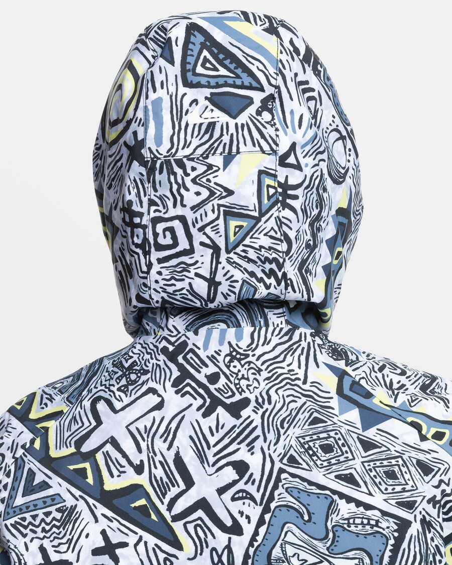 Sněhová Bunda Quiksilver Boys 8-16 Mission - Heritage Scribble černá