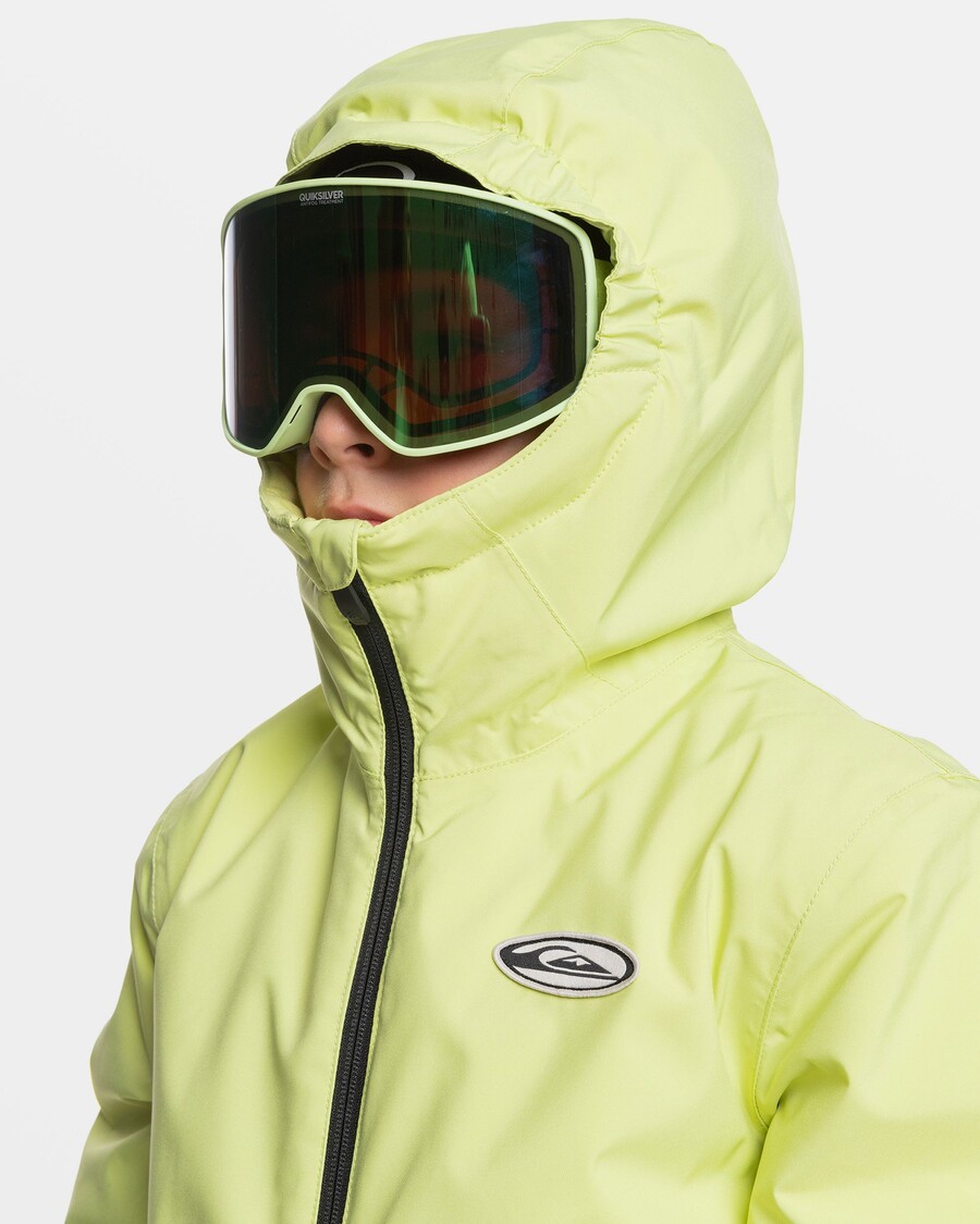 Quiksilver Pojat 8-16 Korkea Hupullinen Lumitakki - Sellerinvihreä