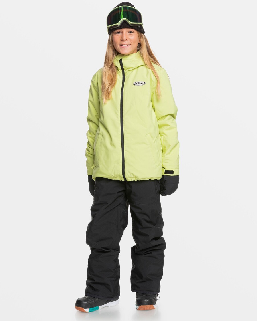 Quiksilver Pojat 8-16 Korkea Hupullinen Lumitakki - Sellerinvihreä