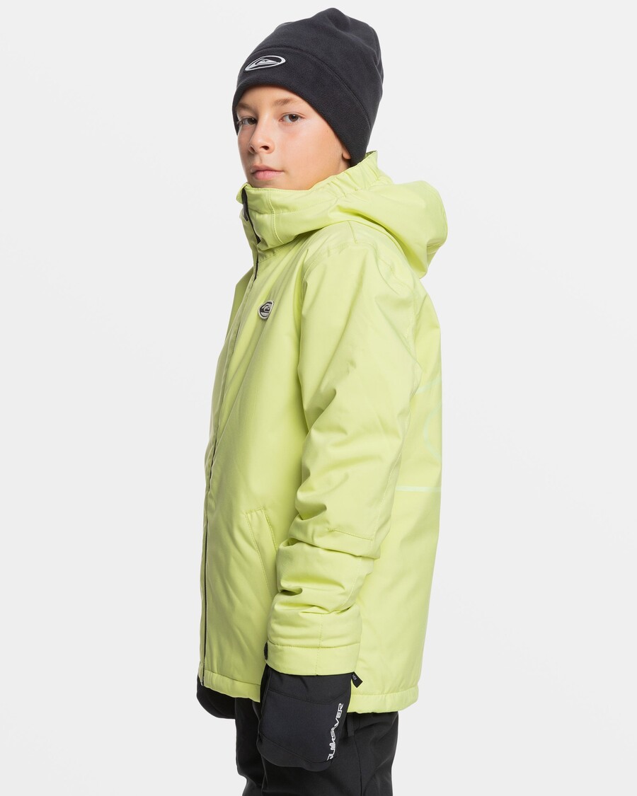 Quiksilver Pojat 8-16 Korkea Hupullinen Lumitakki - Sellerinvihreä