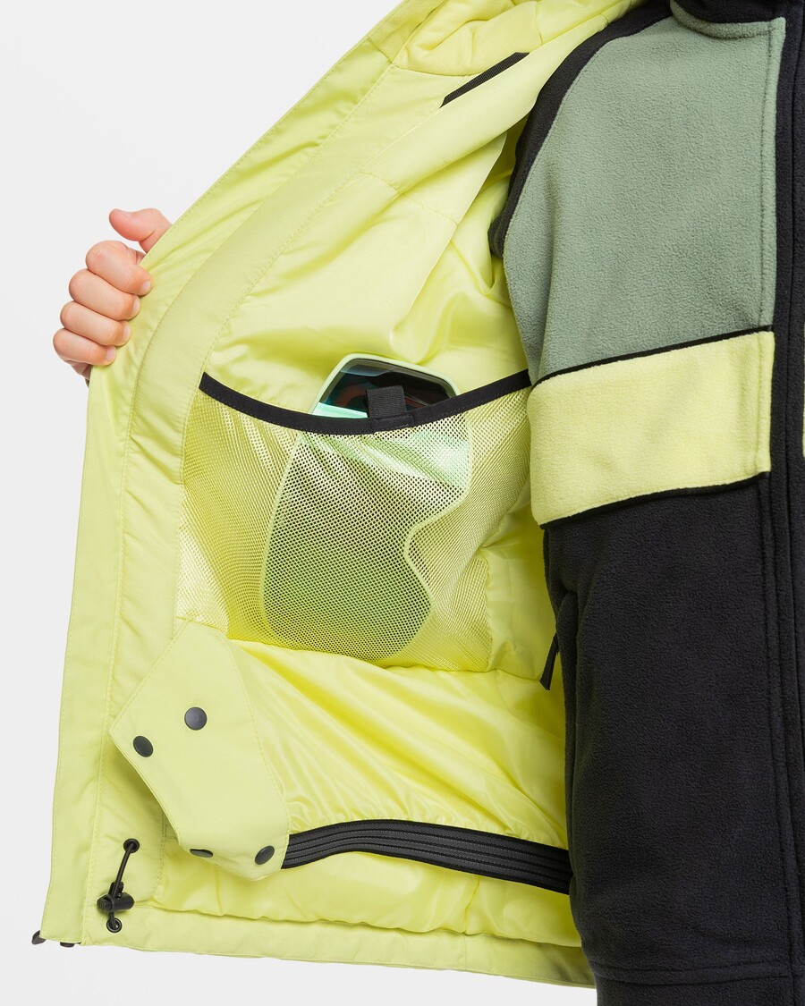 Quiksilver Pojat 8-16 Korkea Hupullinen Lumitakki - Sellerinvihreä