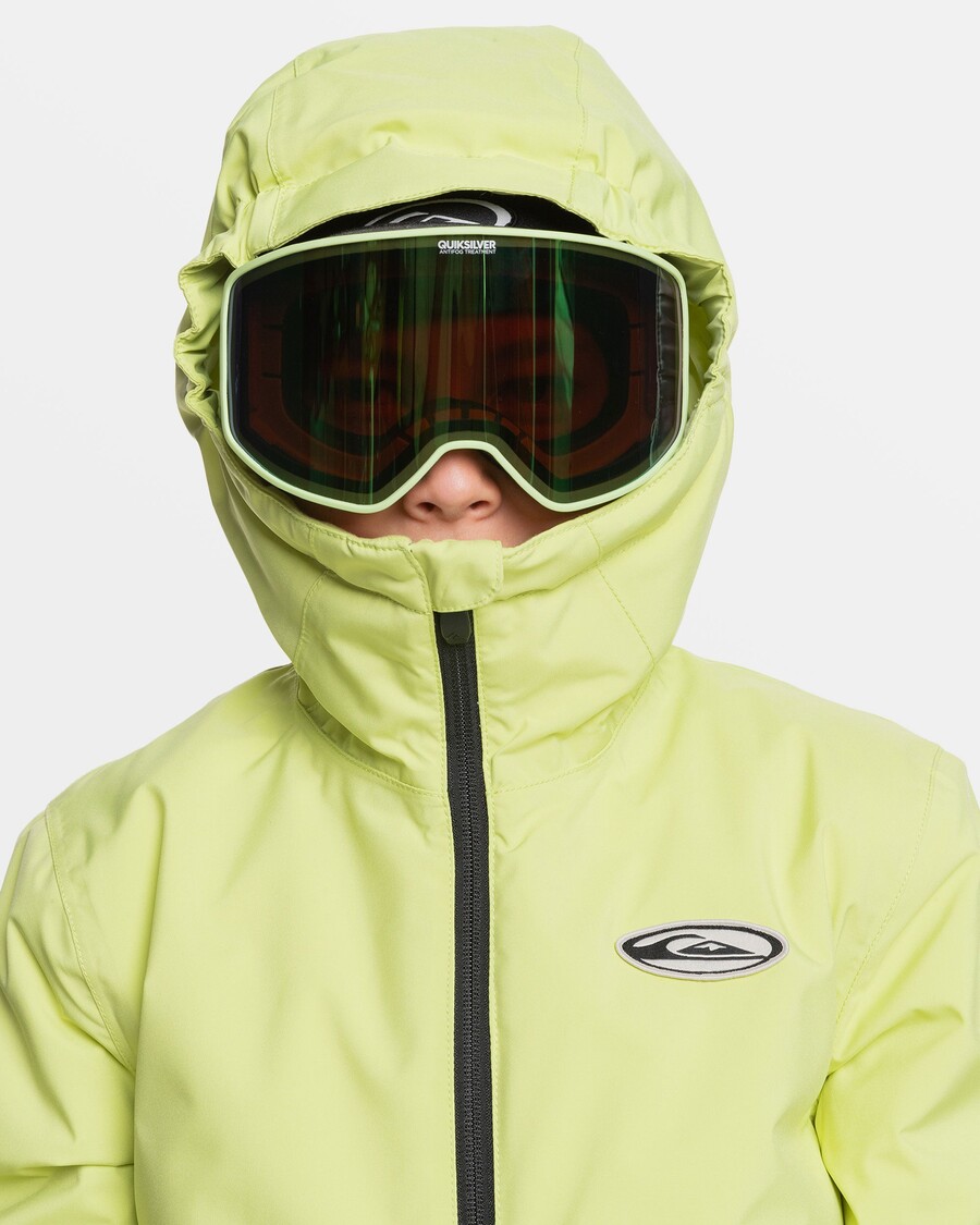 Quiksilver Pojat 8-16 Korkea Hupullinen Lumitakki - Sellerinvihreä