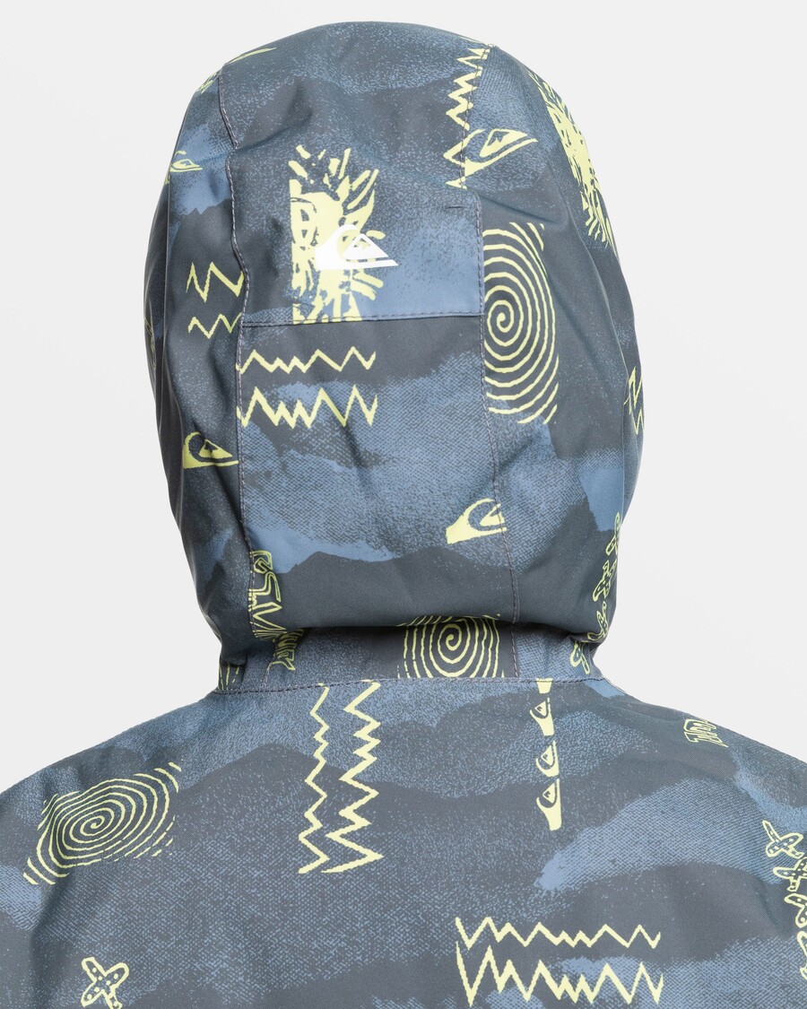 Quiksilver Boys 8-16 Mission Snöjacka - Skuggrutig Flintsten