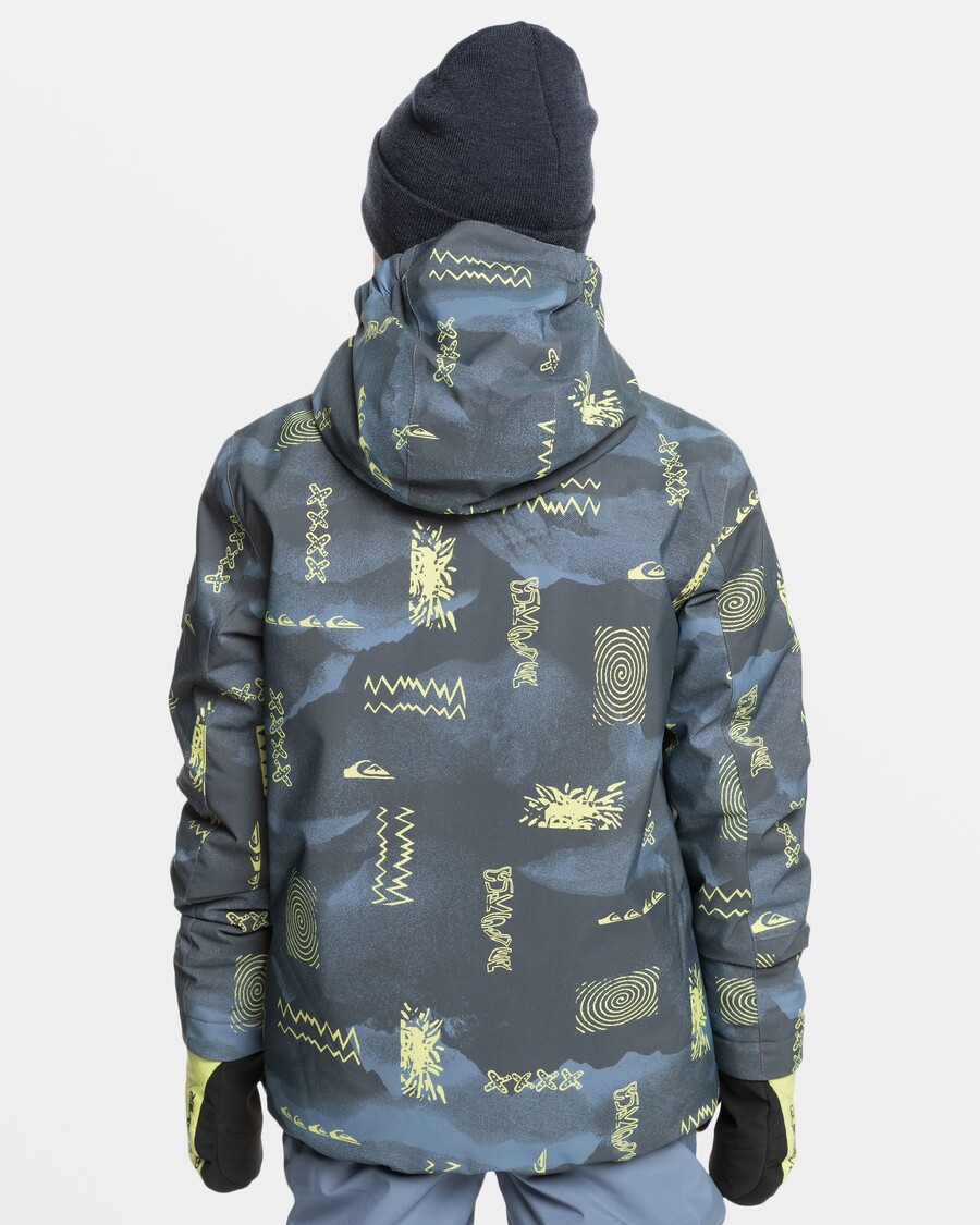 Quiksilver Boys 8-16 Mission Snöjacka - Skuggrutig Flintsten