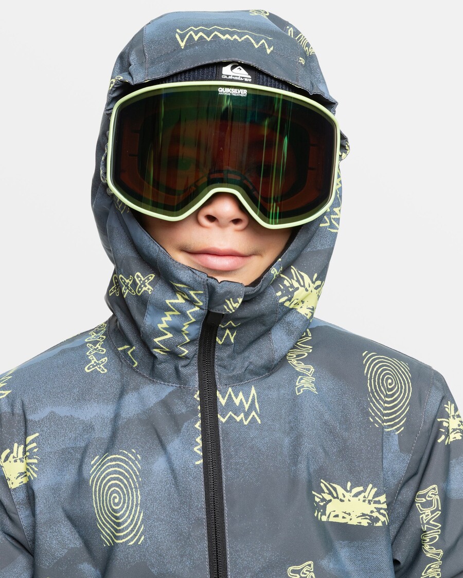 Quiksilver Boys 8-16 Mission Snöjacka - Skuggrutig Flintsten