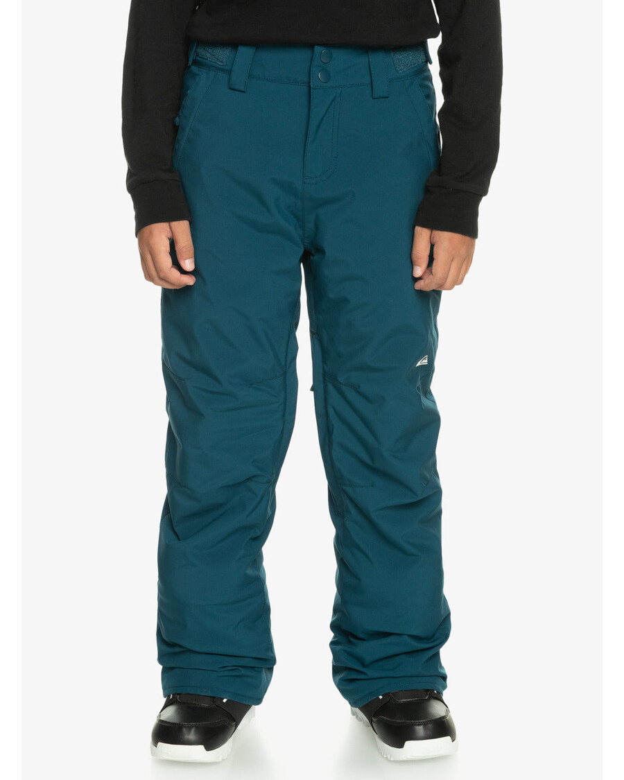 Quik Silver Boys 8-16 Estate Technical Snow Pants - Majolica Blue