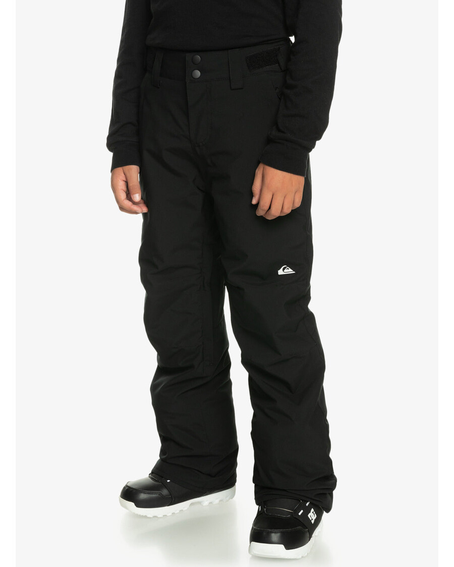 Quik Silver Boys 8-16 Estate Technical Snow Pants - True Black