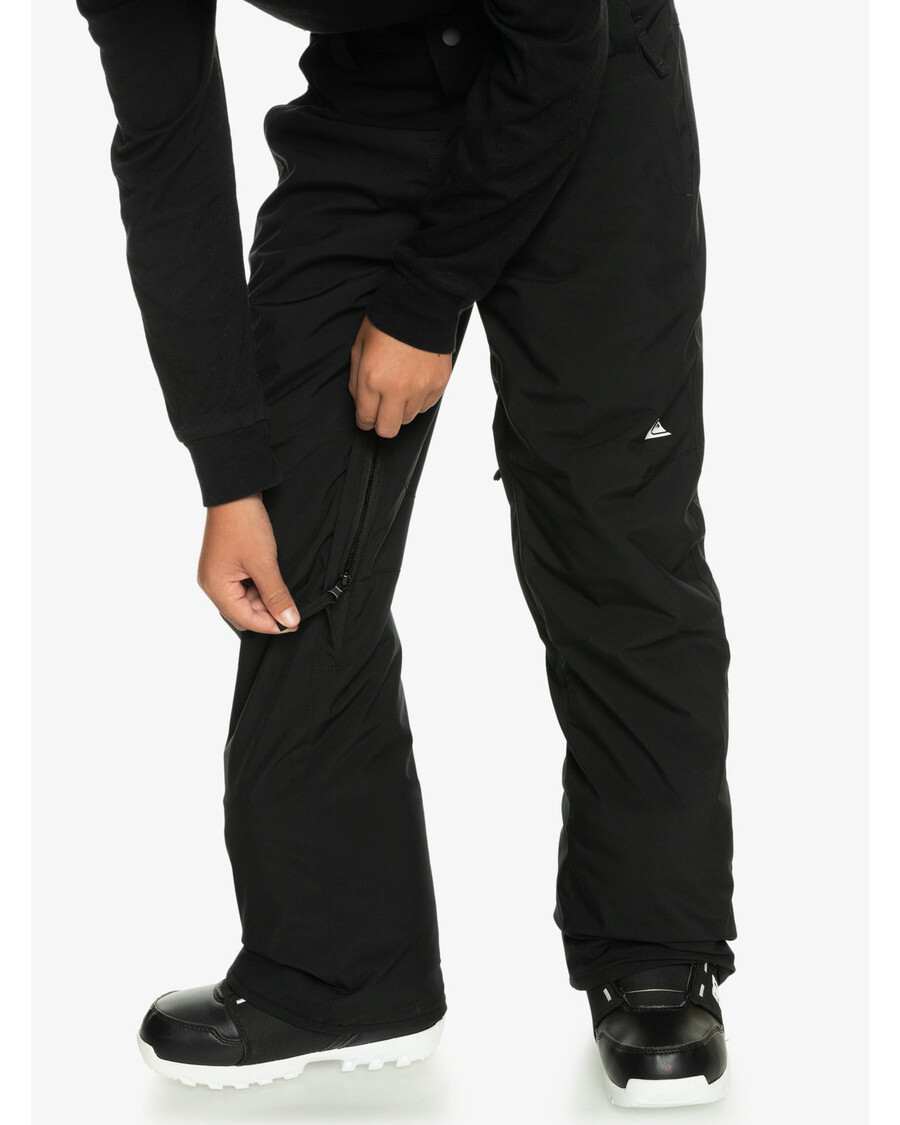 Quik Silver Boys 8-16 Estate Technical Snow Pants - True Black