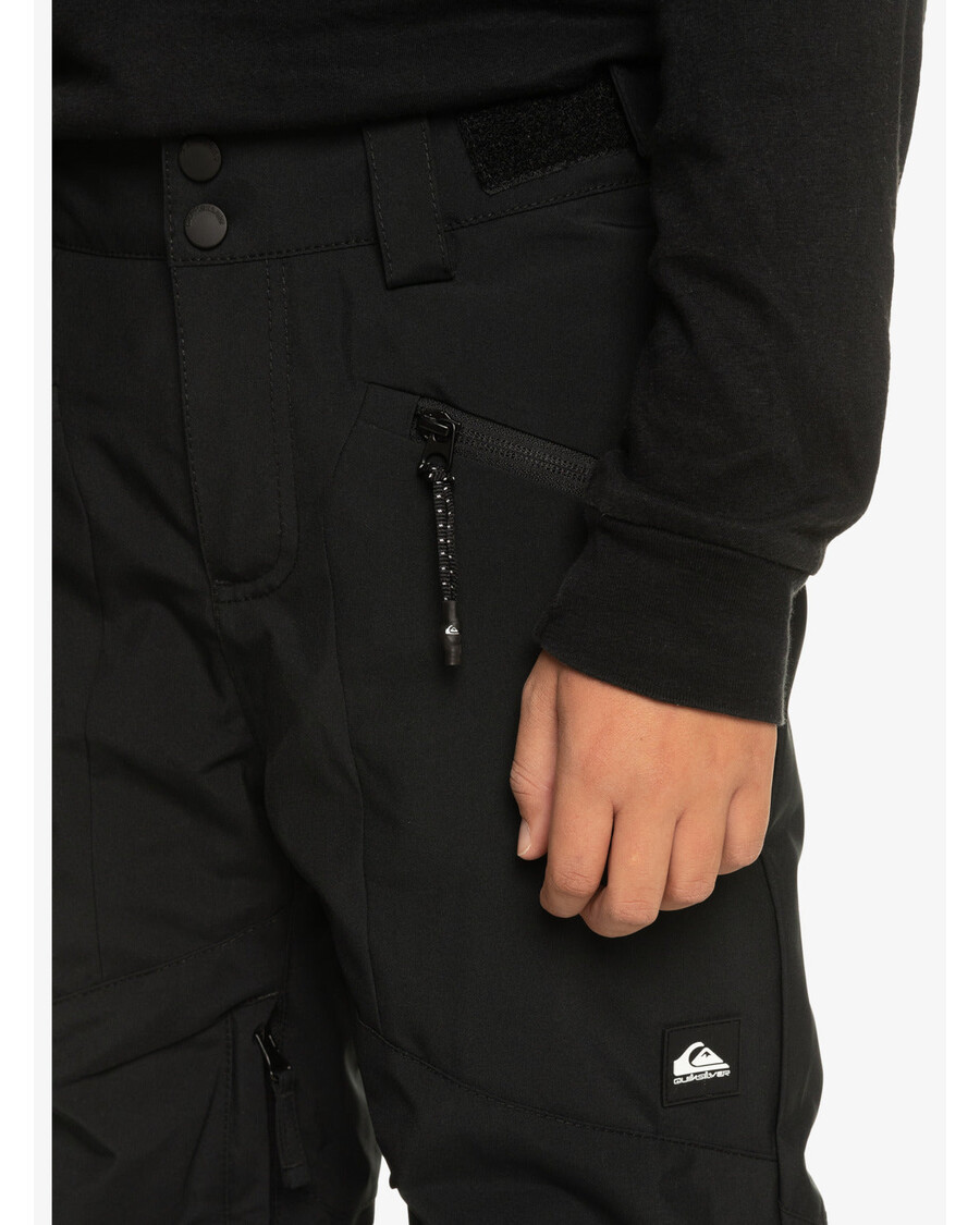 Quik Silver Boys 8-16 Estate Technical Snow Pants - True Black