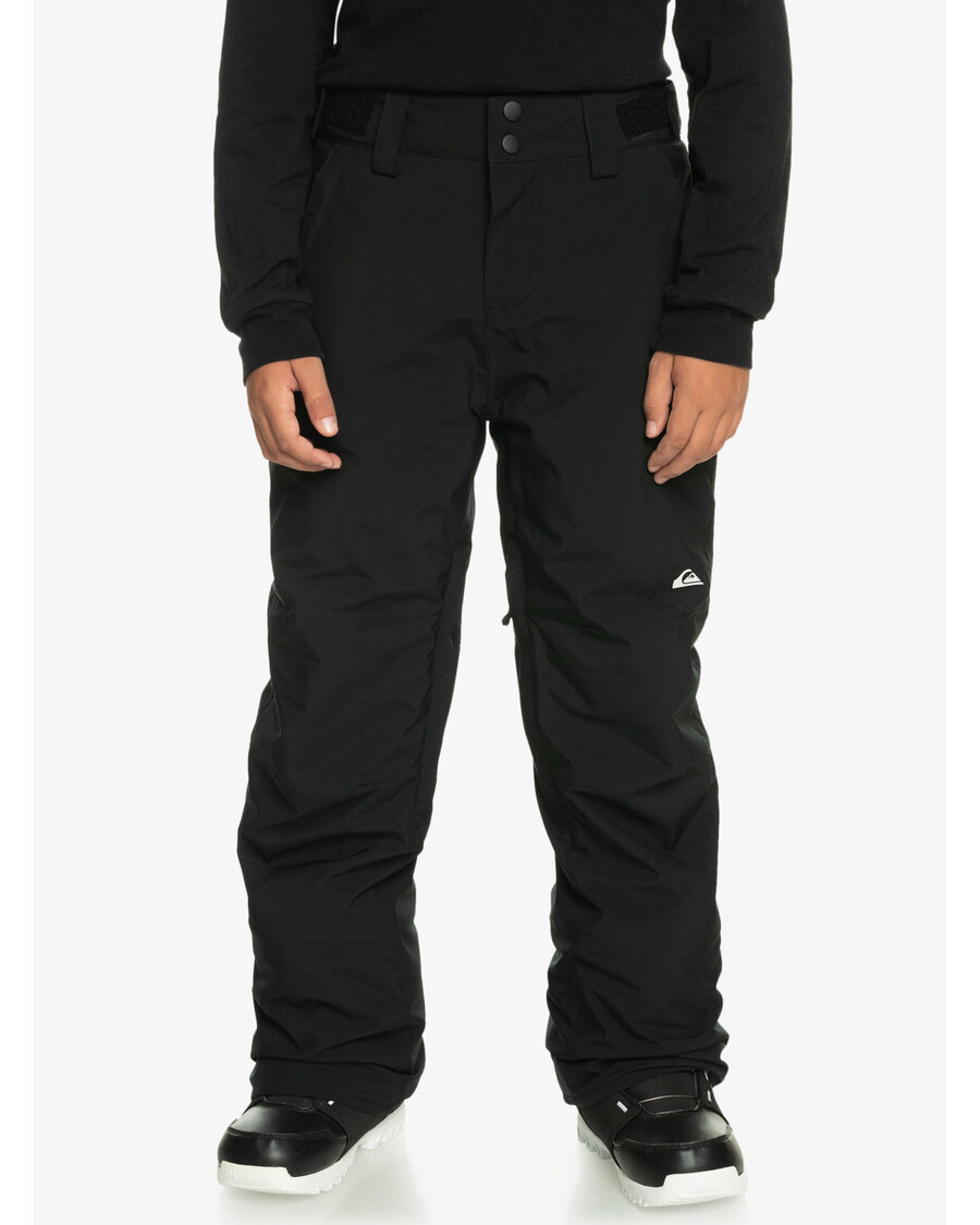 Quik Silver Boys 8-16 Estate Technical Snow Pants - True Black
