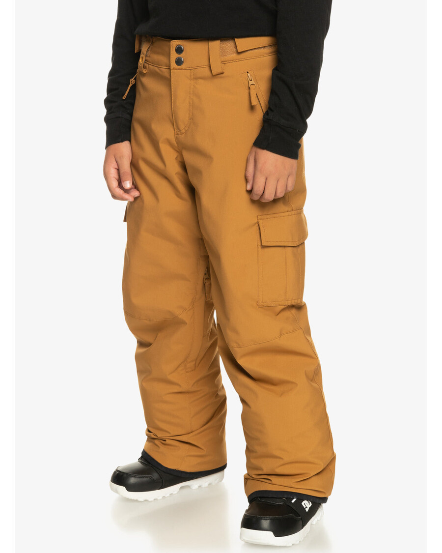 Quiksilver Pojat 8-16 Porter Lumihousut - Luunruskea